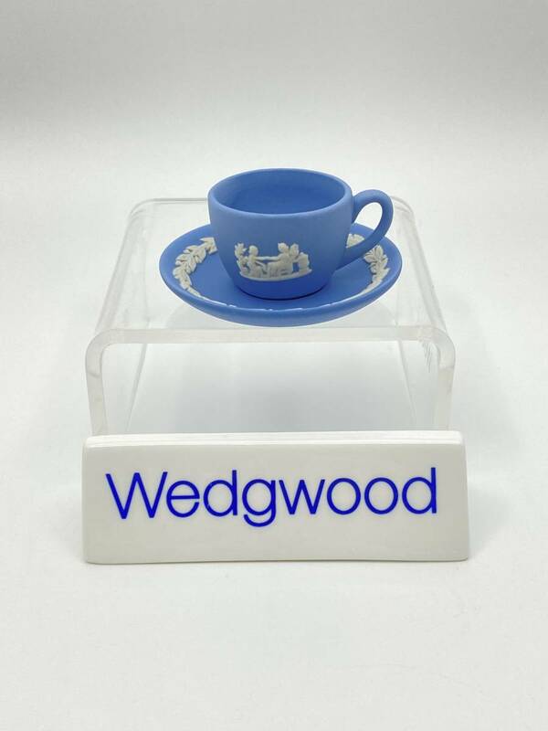 WEDGWOOD ウェッジウッド JASPERWARE Miniature Tea Cup & Saucer ジャスパーウェア ニチュア ティーカップ & ソーサー *T697