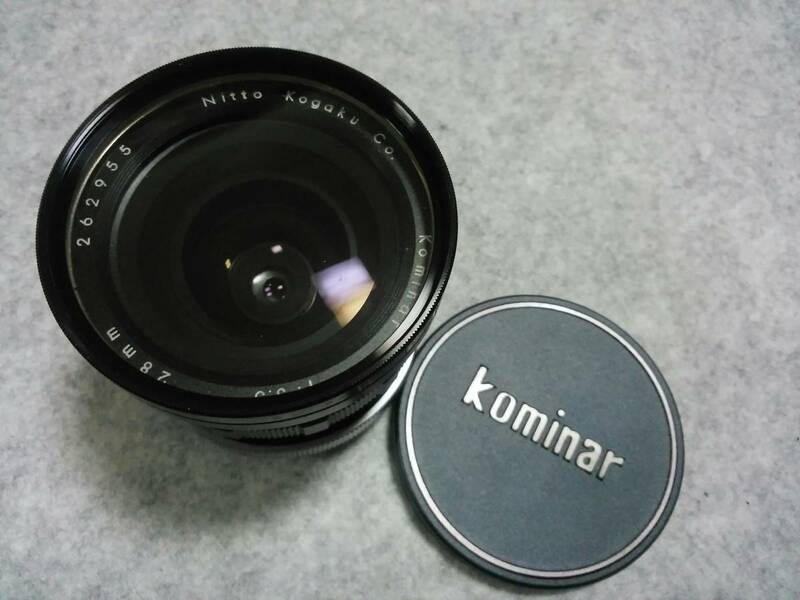 kominar №262955 　1:3.5 28mm 　Nitto Kagaku カメラ　レンズ　