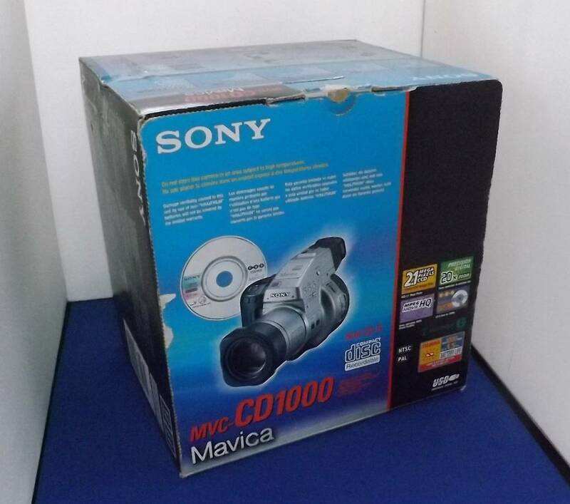 78）特別価格　映像技術的博物館級の新品ソニーのムービーカメラ　ソニーマヴィカ,MVE-CD1000　RECORDABLE　
