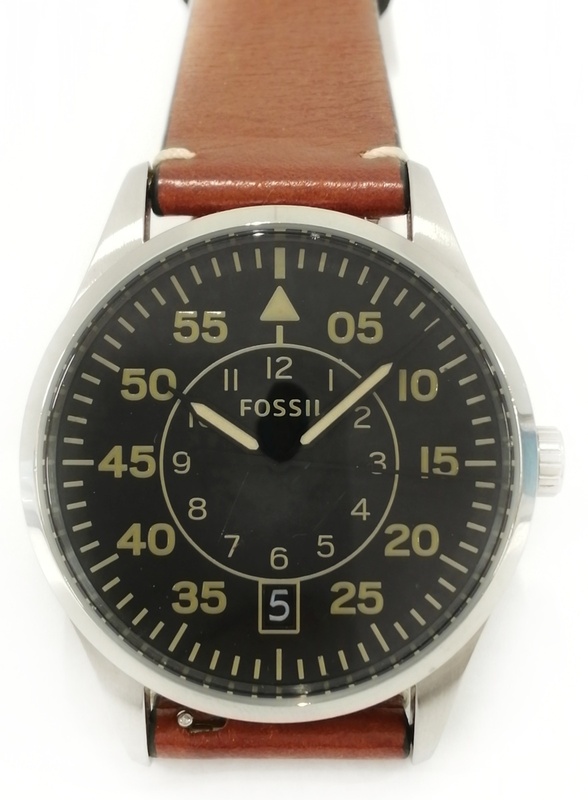 稼働品!!電池交換済!!FOSSIL/フォッシル クォーツ メンズ USED品 FS5249