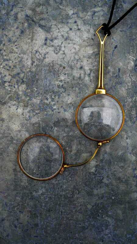 TIFFANY&Co. ティファニー K14 ゴールド ロニエット 折り畳み式眼鏡 ルーペ オペラグラス ネックレス ヴィンテージ ビンテージ レア