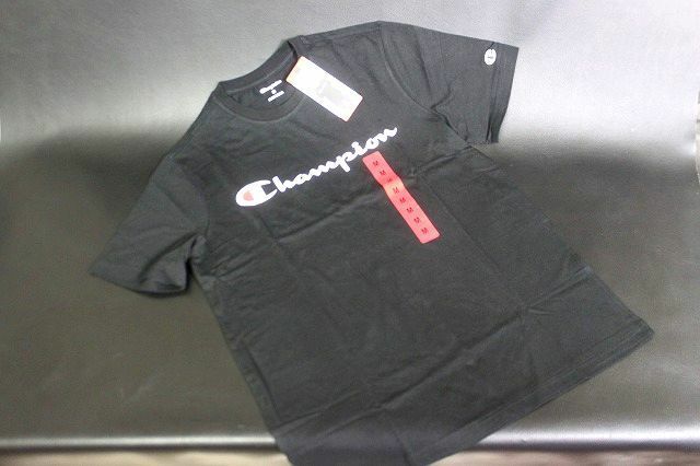 Champion/チャンピオン メンズ ロゴ Tシャツ ブラック サイズM★送料310円