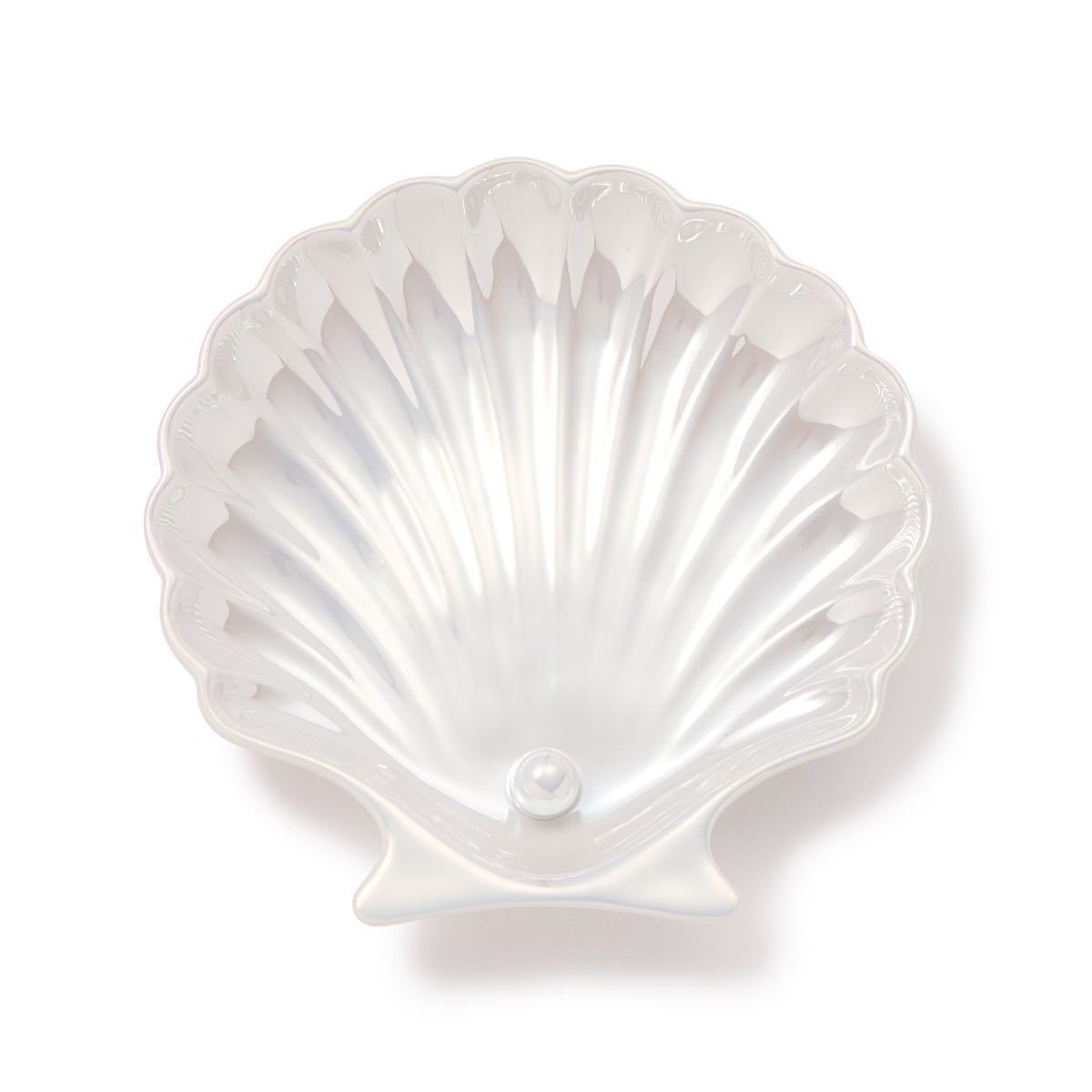 Francfranc オパールシェル プレート ホワイト オパール 食器 お皿 白 フランフラン