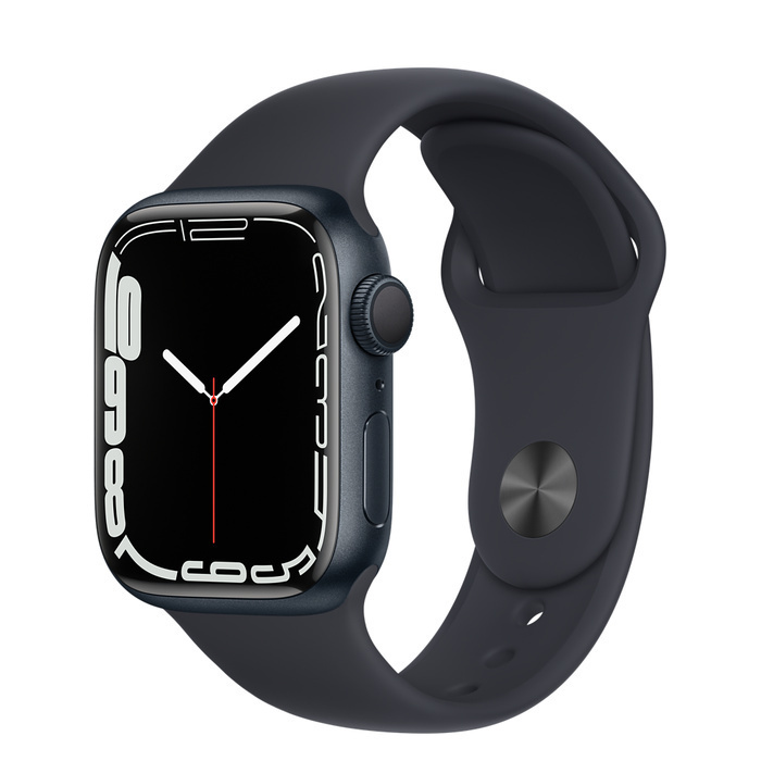 新品未開封品アップルウォッチ7 apple watch series7　GPS　45mmミッドナイトアルミニュムスポーツバンド A2474 ①ラスト1点