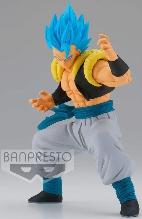 ドラゴンボール超 SOLID EDGE WORKS THE出陣 7 ゴジータ 超サイヤ人 ゴッド 青 フィギュア BANDAI BANPRESTO(バンダイ バンプレスト)