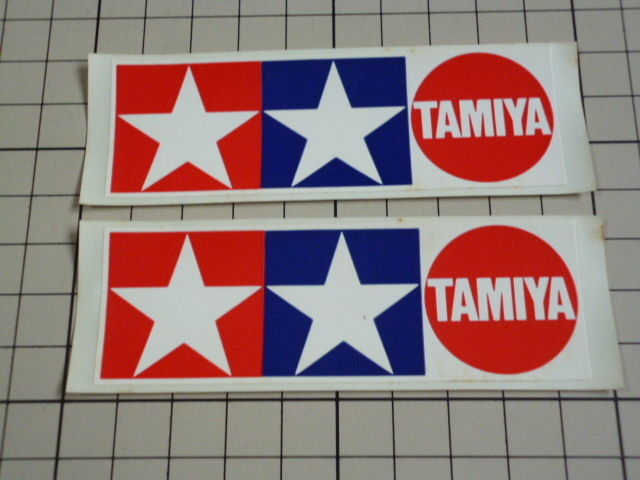 TAMIYA ステッカー 2枚(90×30mm) タミヤ 田宮模型 