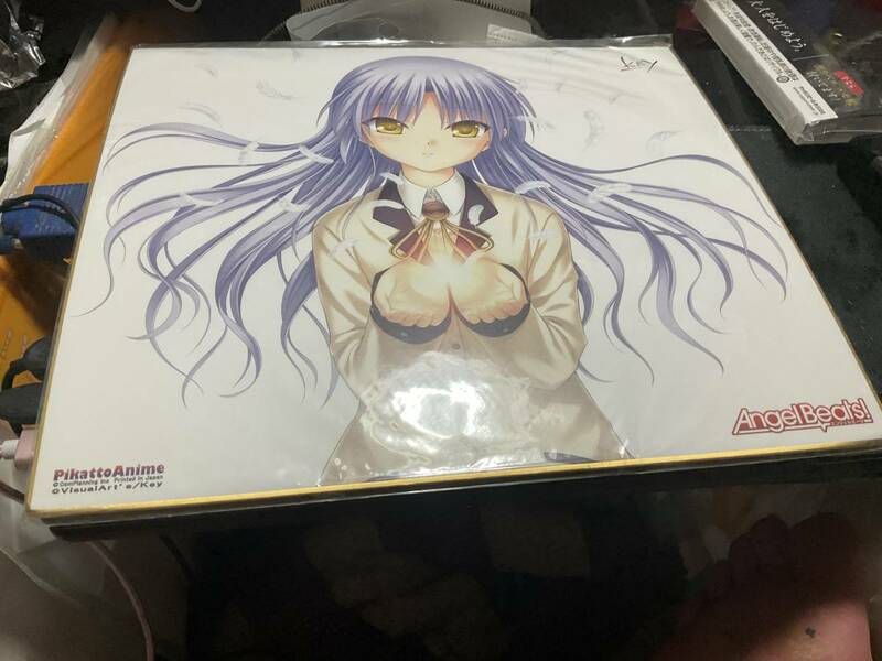 Key Angel Beats! エンジェル ビーツ！ 立華 かなで　色紙