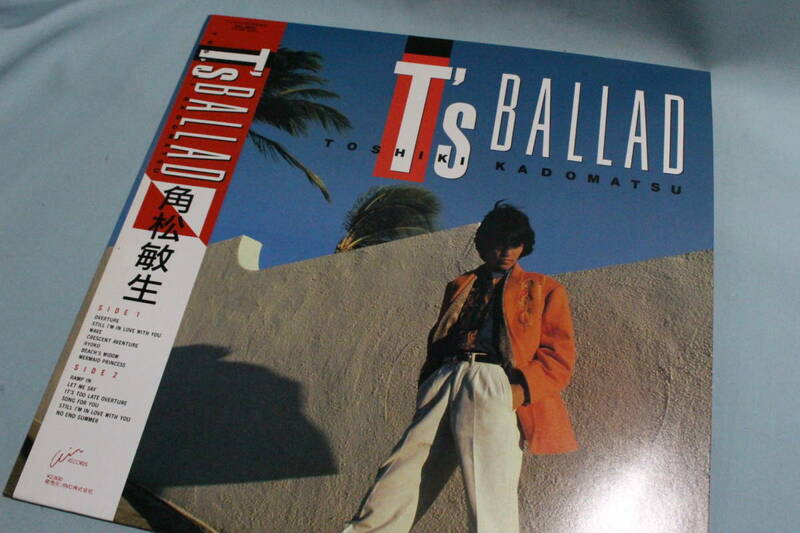 【まるけん】レコード T｀s BALLAD 角松敏生 