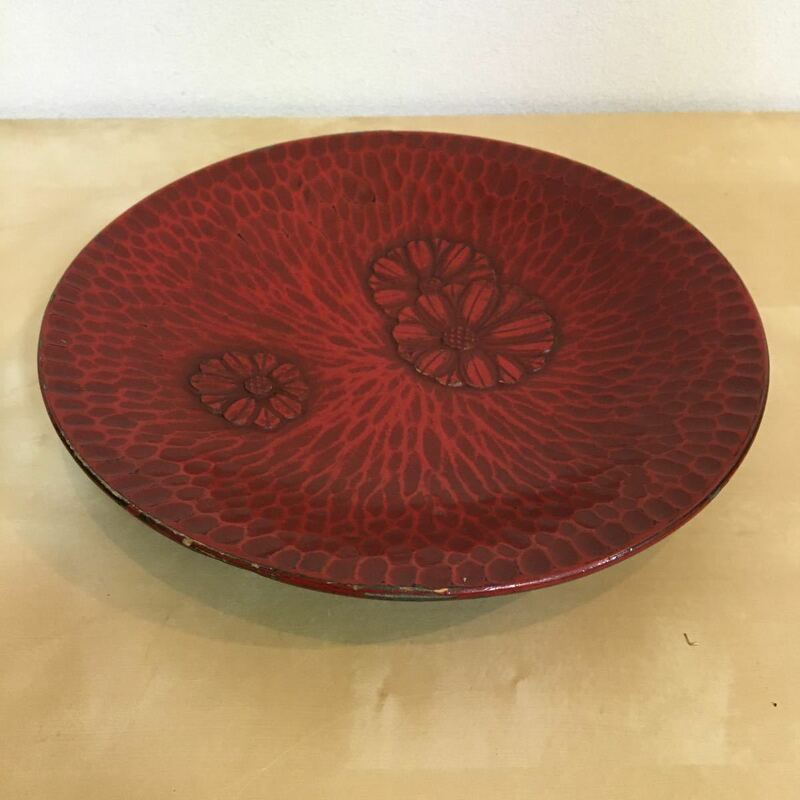 鎌倉彫 漆器 菓子皿