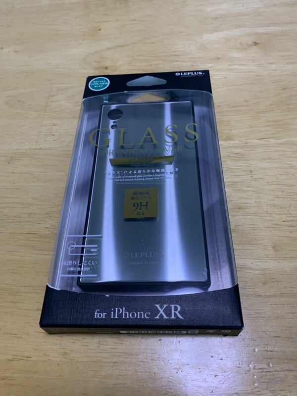 iPhone XR ケースLEPLUS GLASS premium cover square