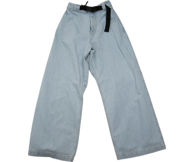 サイズ48 (男性L-XL相当)■新品 本物■モンクレール/GENIUS/JW ANDERSON/PANTALONE/デニムパンツ/ワイドパンツ/メンズ/MONCLER/ジーニアス