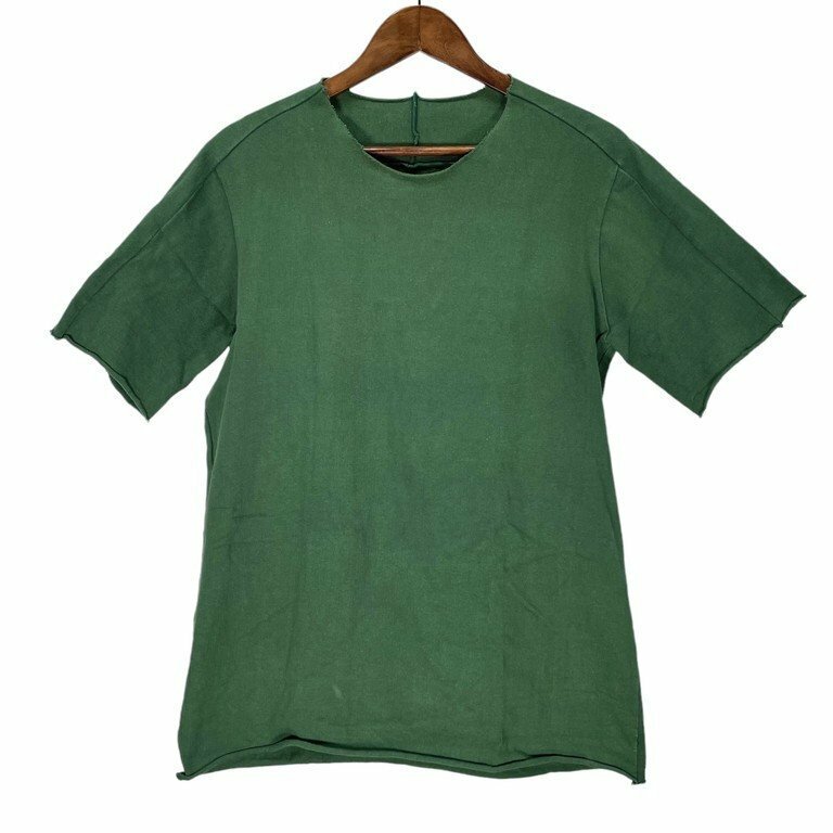 ware 【men2550I】 コットンジャージーアナトミカルオーバーロックカットオフカットソー Tシャツ Tee T-shirt 裁ち切り ウェア メンズ AR