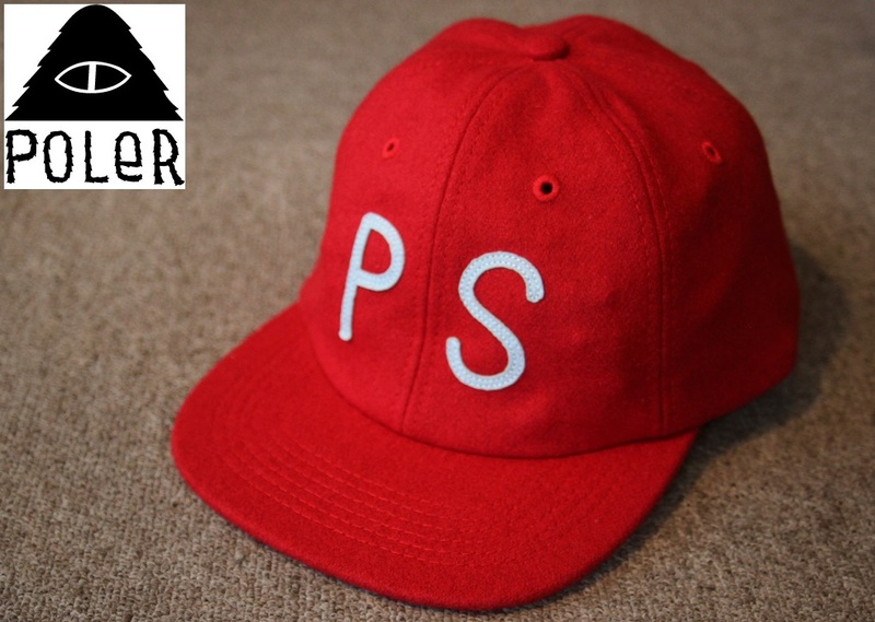 新品 POLER ポーラー PS ウールベースボールキャップ 赤 / 帽子 Poler Outdoor Stuff アウトドア スタッフ RED レッド
