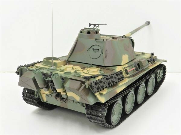 【赤外線バトルシステム付 対戦可能 塗装済み完成品戦車ラジコン】 Heng Long Ver.7.0 2.4GHz 1/16 戦車ラジコン パンサーG 3879-1