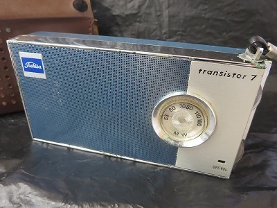 ★☆（鹿児島発送） 【中古品】 東芝/TOSHIBA AM(MW)ラジオ トランジスター7/transistor7 青/ブルー 7P-70A ☆★