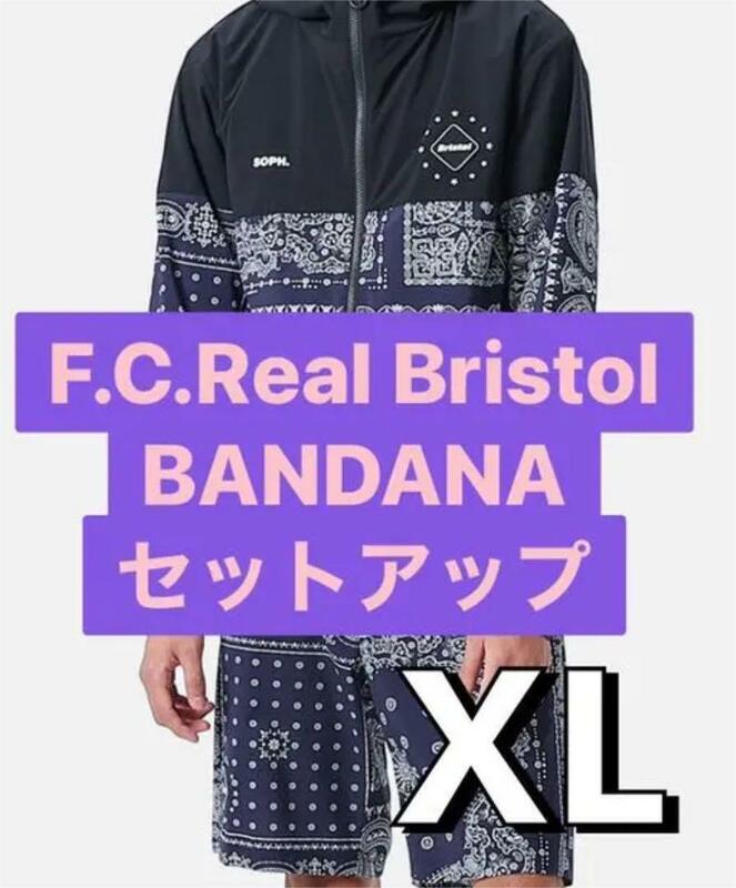 【XLサイズ】新品 F.C.Real Bristol 上下 バンダナ セットアップ/ エフシーレアルブリストル ソフ SOPH SOPHNET