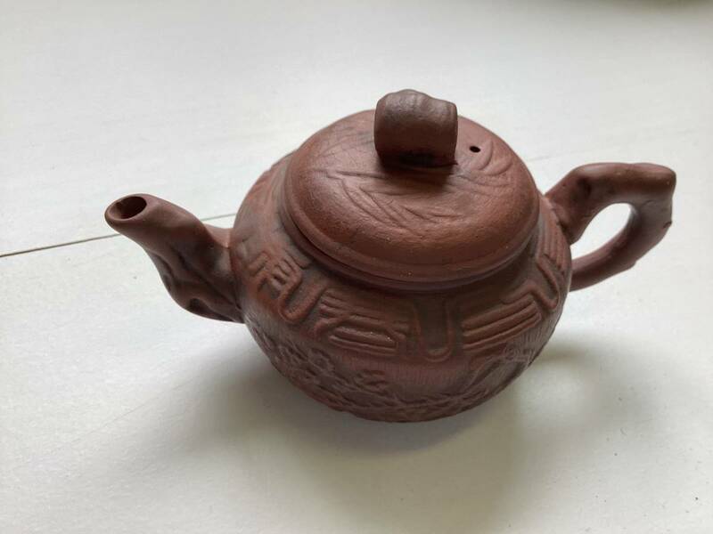 急須　中国　煎茶道具　茶器　茶壷　陶器　アンティーク　C37