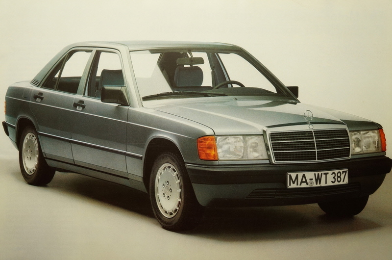 絶版 輸入車カタログ メルセデスベンツ Mercedes-Benz 190D 4気筒 1997cc ディーゼル/W201 190E型/1984年モデル/ドイツ本国版