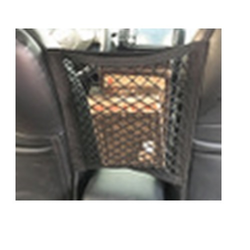 【L0000】車載用 荷物入れ ネット ポケット 運転席と助手席の間に簡単設置