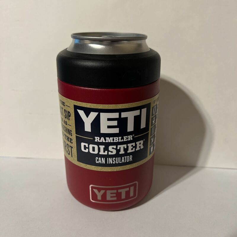 YETI イエティ ランブラー 12oz 缶ホルダー　タンブラー　マイボトル アウトドア　キャンプ用品　日本未発売 　ハーベストレッド