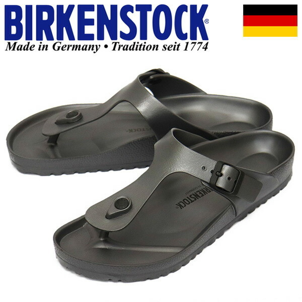 BIRKENSTOCK (ビルケンシュトック) 1001505 GIZEH EVA ギゼ サンダル METALLIC ANTHRACITE レギュラー幅 BI209 41-約26.5cm