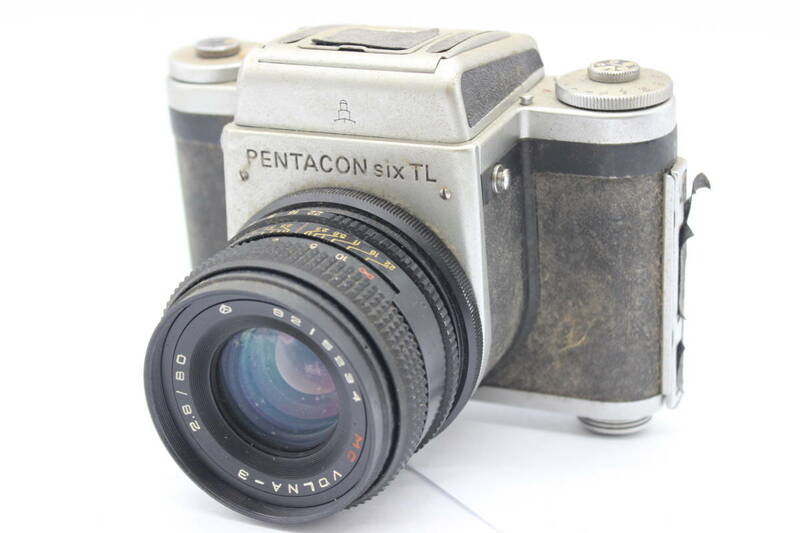 ★訳あり特価★ ペンタコン Pentacon Six TL MC Volna-3 80mm F2.8 カメラ 7779