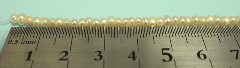 極小本真珠（饅頭形）　ネックレス　手作り素材　未使用品