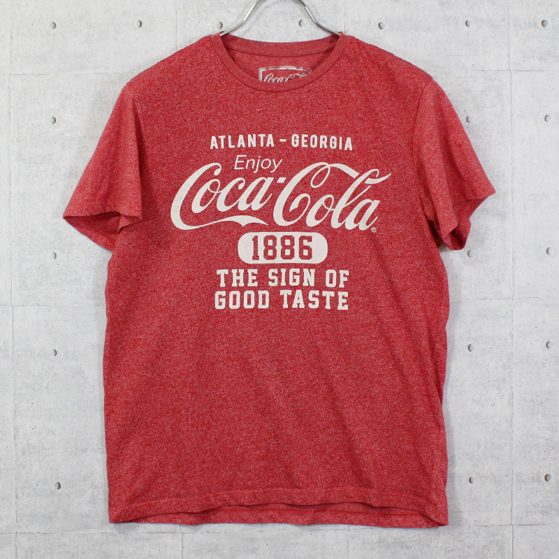 S / 古着 Tシャツ 半袖 Coca Cola コカコーラ プリント 杢カラー トップス SPO-2209030