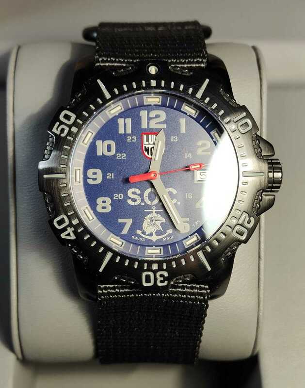 送料無料 希少モデル LUMINOX ルミノックス SOC 4220 Series クオーツ メンズ腕時計 VICTORINOX traser ネイビーシールズ