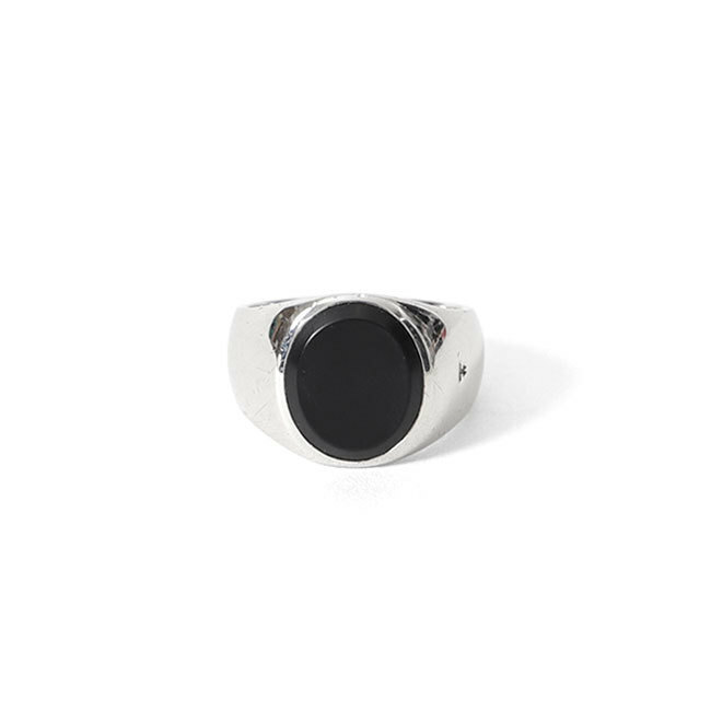 アウトレット品 TOMWOOD トムウッド Oval Black Onyx オーバル ブラックオニキス リング 指輪 62 天然石 メンズ