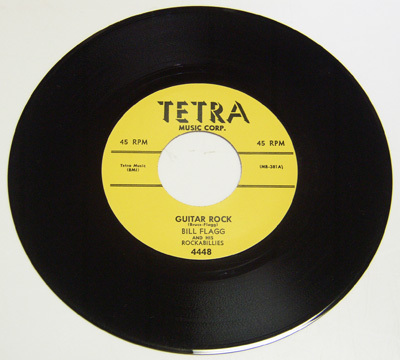 45rpm/ GUITAR ROCK - BILL FLAGG - I'M SO LONELY / 50's,ロカビリー,FIFTIES,TETRA MUSIC CORP 4448,REPRO