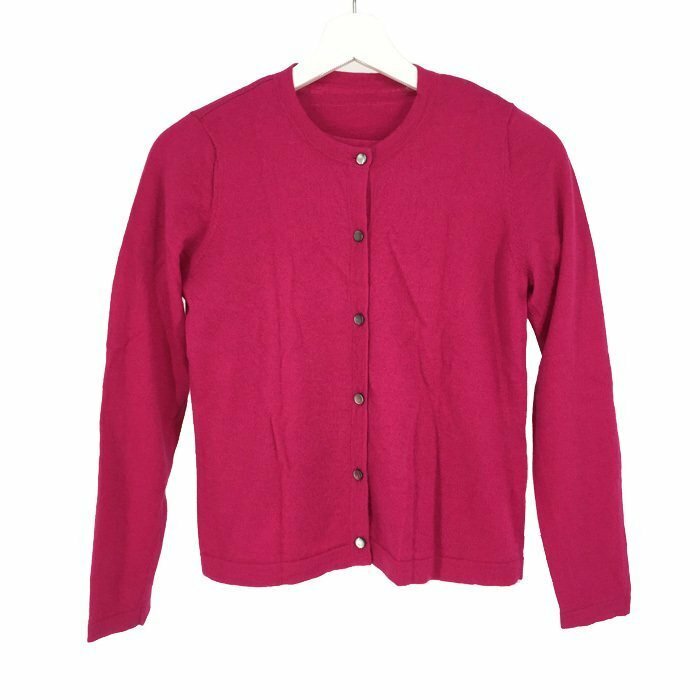 レリアン Leilian アンサンブル カシミヤ混 カーディガン 半袖セーター サイズ11 ピンク