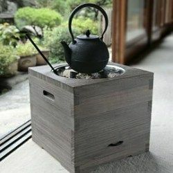 火鉢 桐の箱