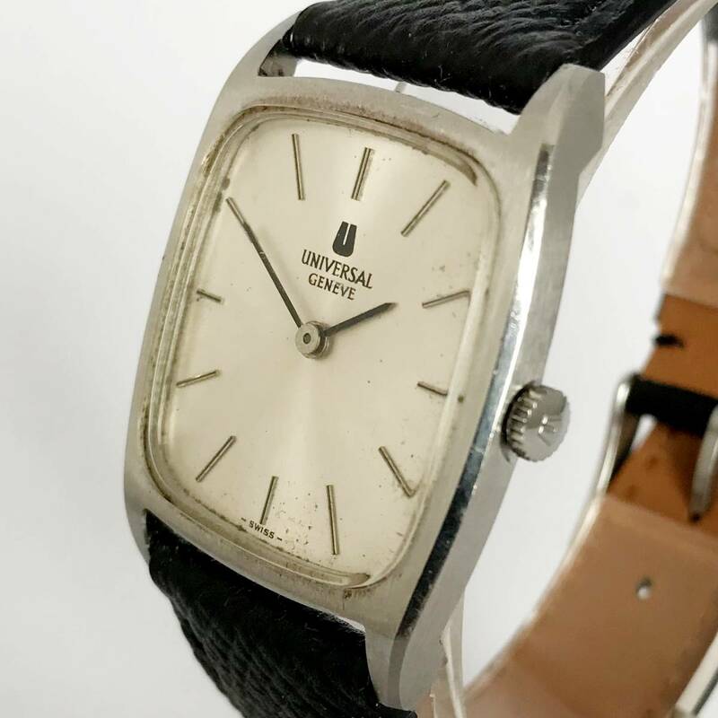 【スイス品質】Universal geneve　ユニバーサルジュネーブ　紳士用腕時計　手巻き機械式　842114　ヴィンテージ　1960年代