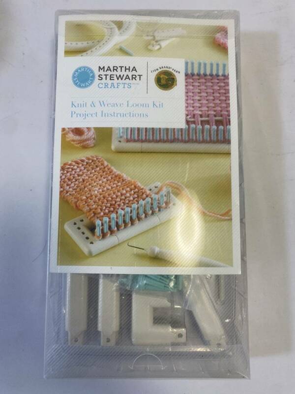 未使用品 MARTHA STEWART　マーサ・スチュワート　CRAFTS　Knit＆Weave Loom Kit Project Instructions 2208m97