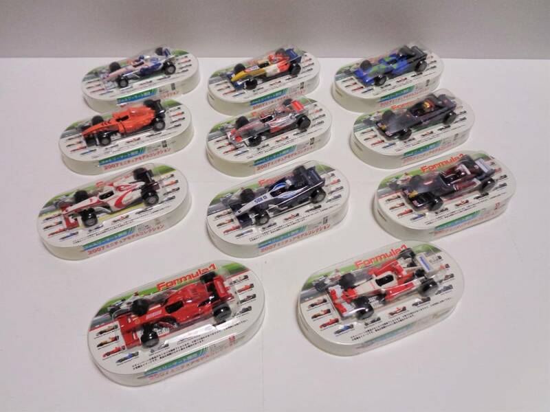 ファミリーマート Formula1 2007 ミニチュアモデル コレクション F1 『 Scuderia Ferrari Marlboro 』 他 全11種類 コンプ 未開封 送料込み