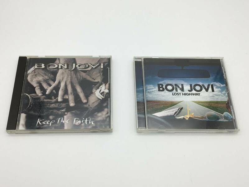 【2004】CD BON JOVI ボンジョビ LOST HIGHWAY Keep The Faith 2枚セット【782101000052】