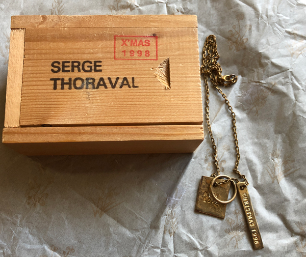 SERGE THORAVAL セルジュトラヴァル 1998年 ノエルコレクション ネックレス クリスマス限定 木箱付き