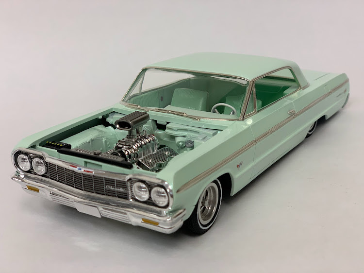 1964 Chevy Impala シボレー インパラ 1/25 Hot Rod Custom Kustom Lowrider ホットロッド カスタム ローライダー amt