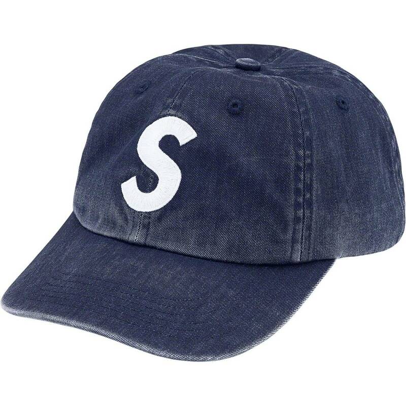 Supreme Pigment Print S Logo 6-Panel Indigo 22FW シュプリーム ピグメント プリント Sロゴ 6パネル キャップ インディゴ