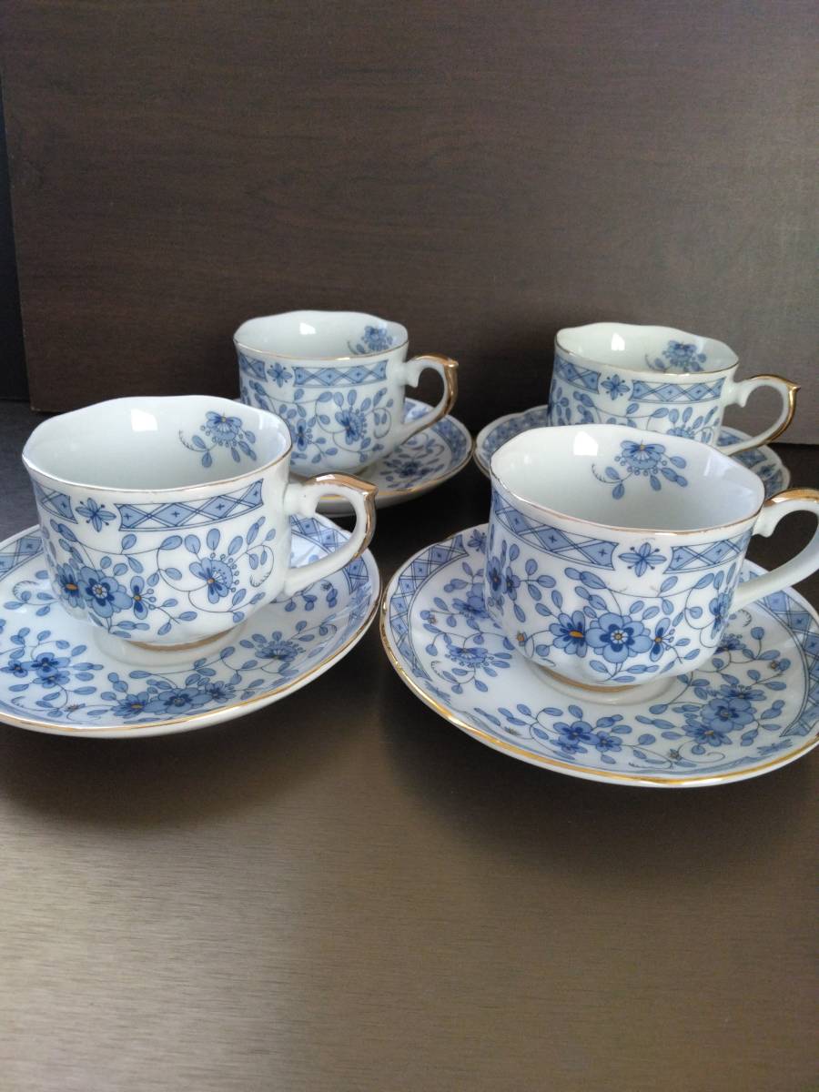 カップ＆ソーサー　珈琲　紅茶　食器　４客組セット