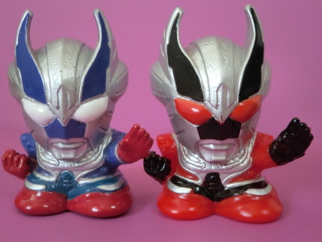 レイモン＆レイモン バーストモード　ソフビ指人形／ウルトラギャラクシー大怪獣バトル／商品説明欄全部必読！入札条件＆取引条件厳守！