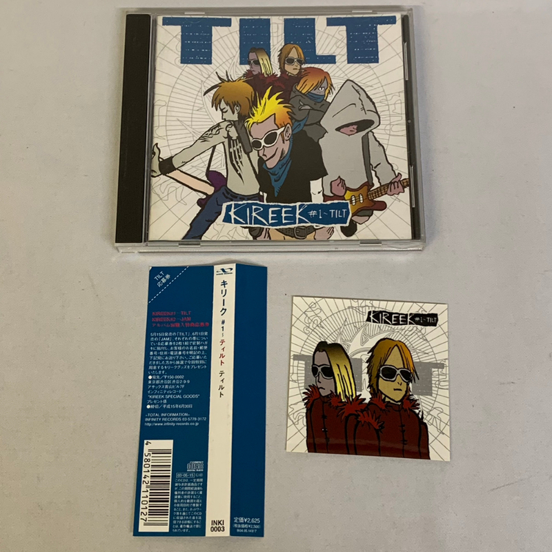 帯付き キリークCD KIREEK #1 TILT ティルト 【7538