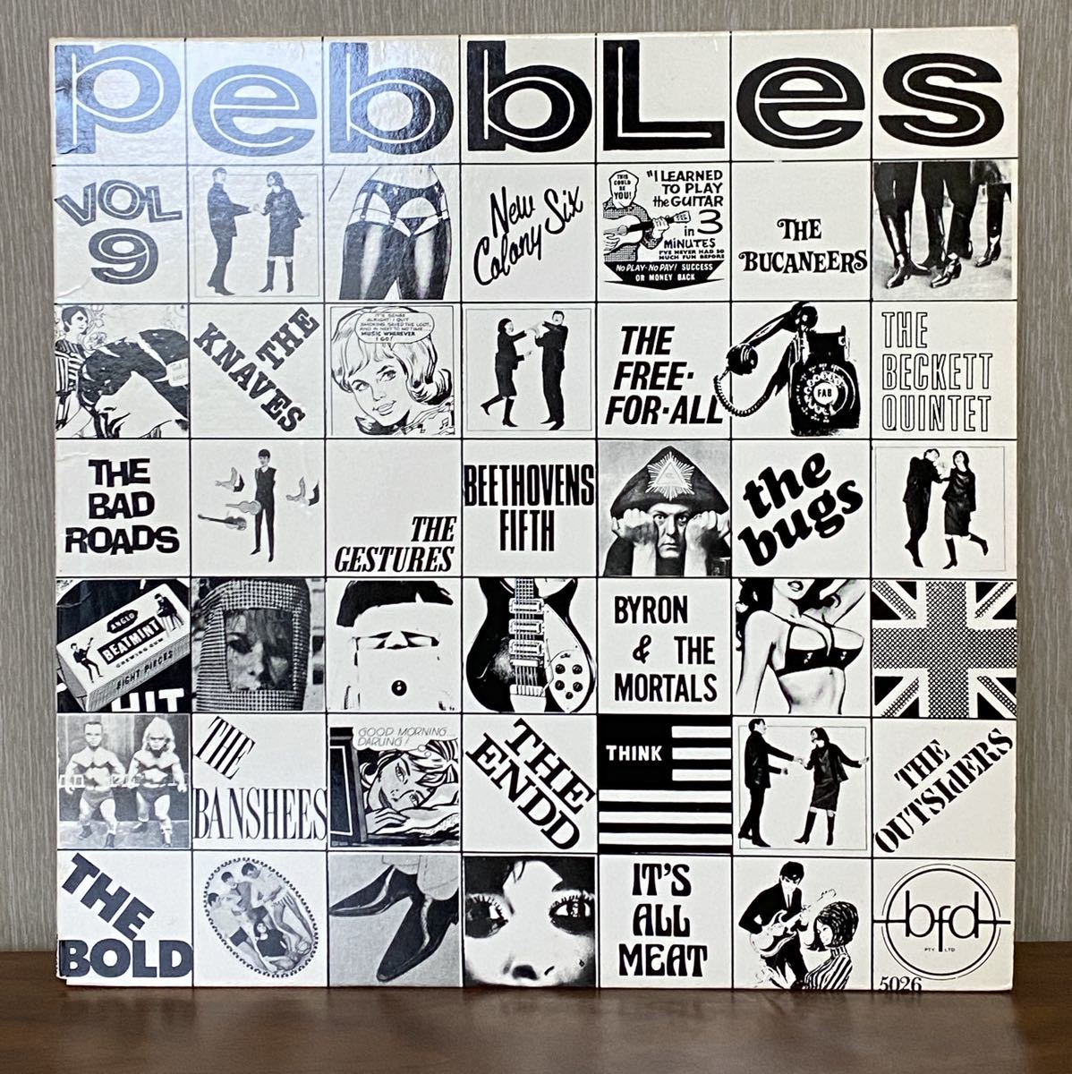 LP ガレージパンク VA Pebbles Vol.9 Original Punk Rock From The Psychedelic 60's ペブルス