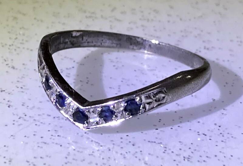 【指輪】 サファイア シルバー リング 925 重ね付け sapphire silver ring カラーストーン ジュエリー