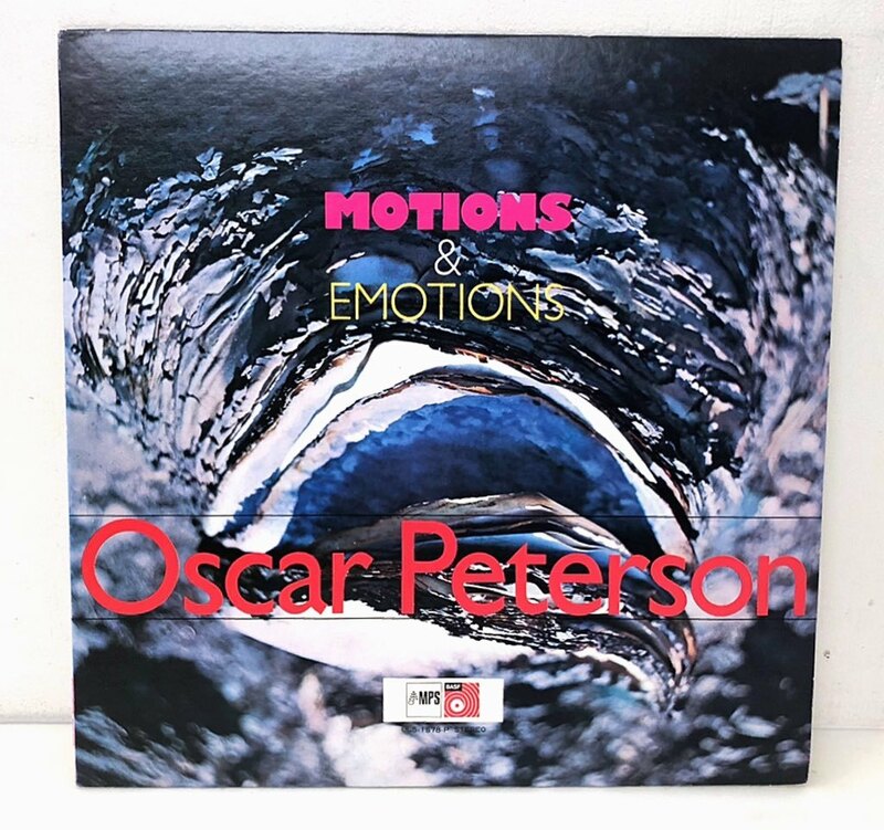 D134208▲国内盤 オスカーピーターソン/華麗なるピアノタッチ LPレコード OSCAR PETERSON/ジャズ/Motions＆Emotions