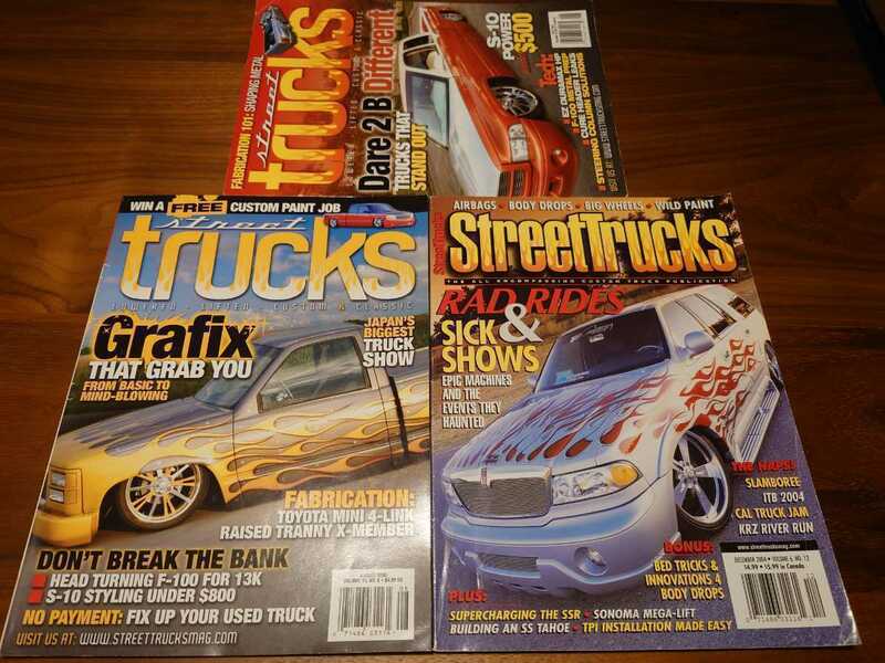 3冊 StreetTrucks 2004 2008 日本 TRUCK TACOMA DATSUN D21 D22 CHEVY S10 C1500 C10 MINI TRUCKIN USDM タコマ ハイラックス ダットサン 