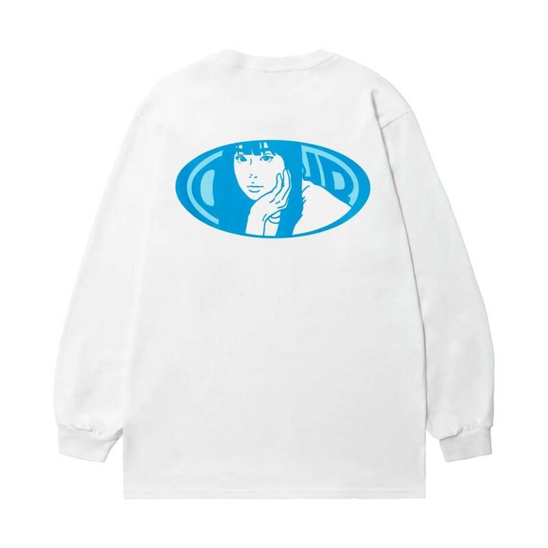 新品 Kyne Oval L/SL Tee (White)/Mサイズ/キネ/ON AIR/オンエアー/ロングスリーブ/Tシャツ