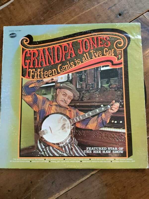 レコード　LP　ＧＲＡＮＤＰＡＪＯＮＥＳ　グランパジョーンズ　fifteen cents is all I've got　