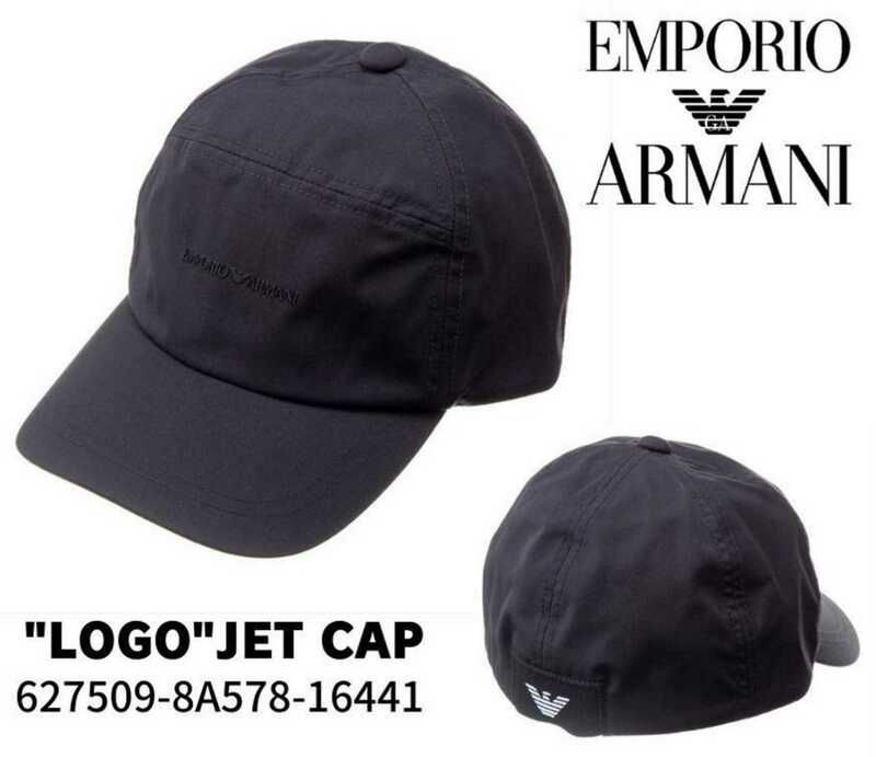 新品正規 エンポリオ・アルマーニ メンズ キャップ EMPORIO ARMANI 627509 8A578 16441 ブラック ブランド